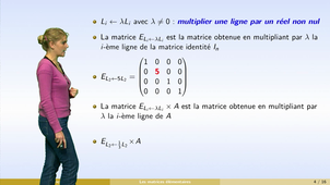 Matrices - partie 5 : inverse d'une matrice : systèmes linéaires et matrices élémentaires