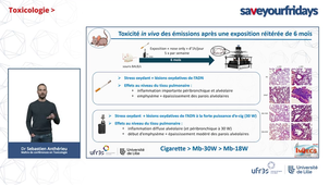 Evaluation de la toxicité des nouveaux produits du tabac et du vapotage - Sebastien Anthérieu