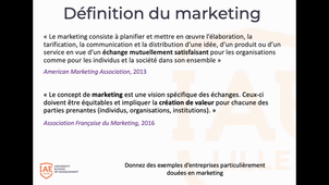 CM1 Introduction au marketing